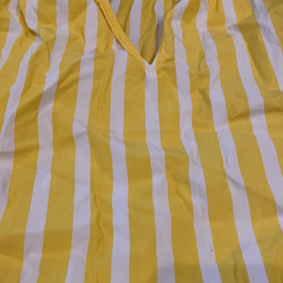 Yellow and white stripe tank - Picture 2 of 3